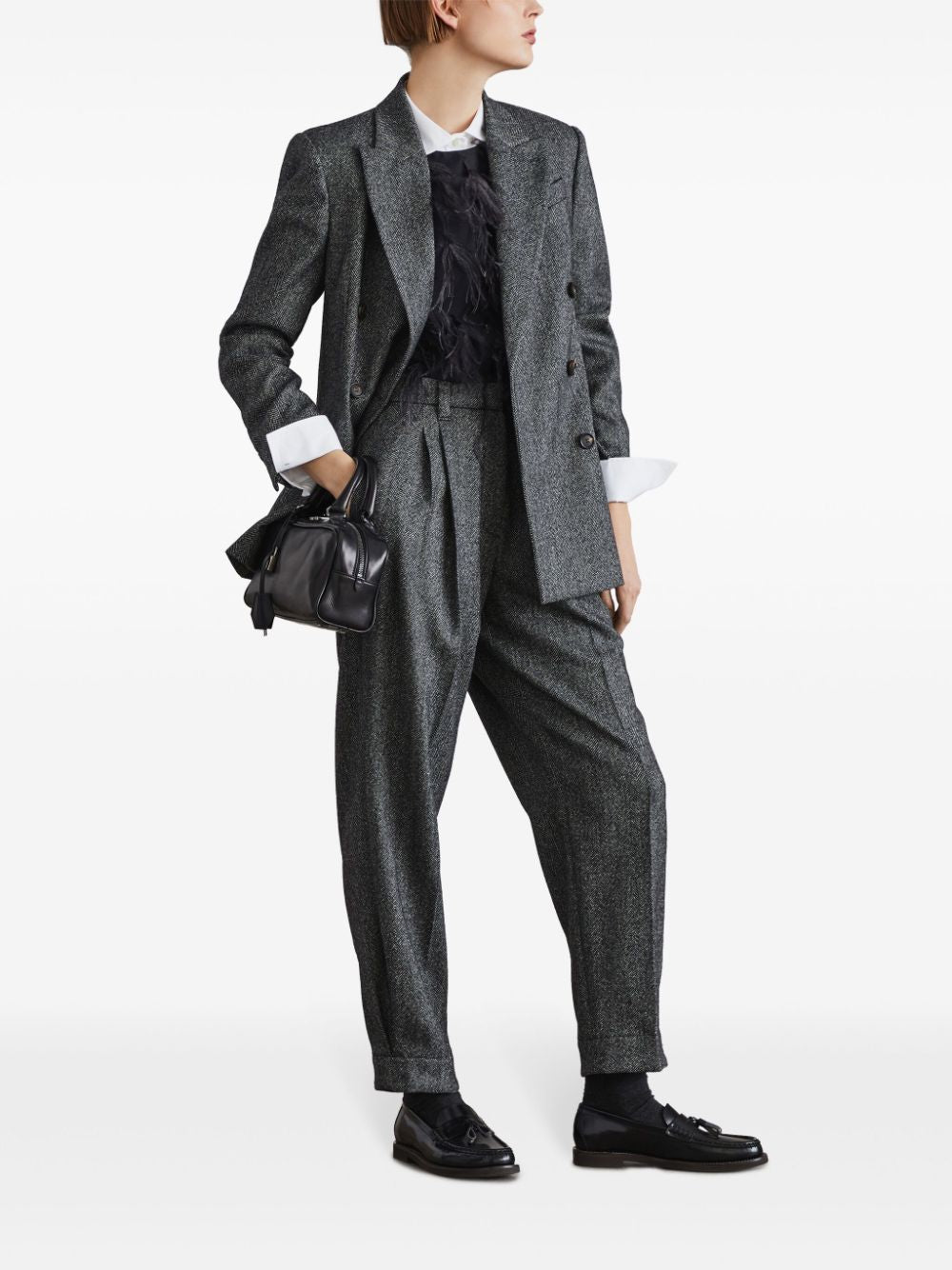 Brunello Cucinelli Trousers Grey - VivaceVenus