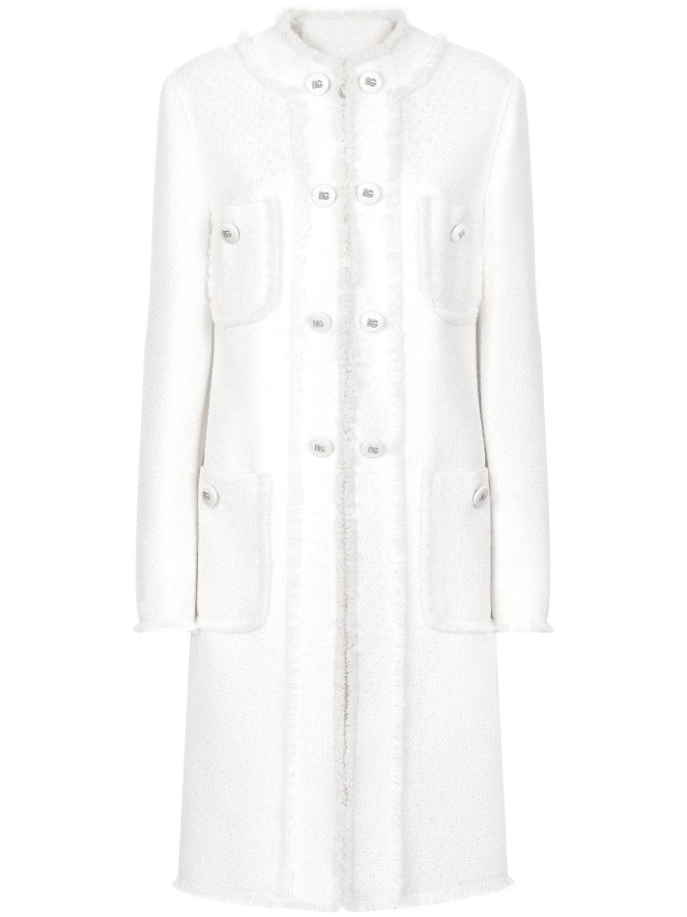 Dolce & Gabbana Coats Cream - VivaceVenus