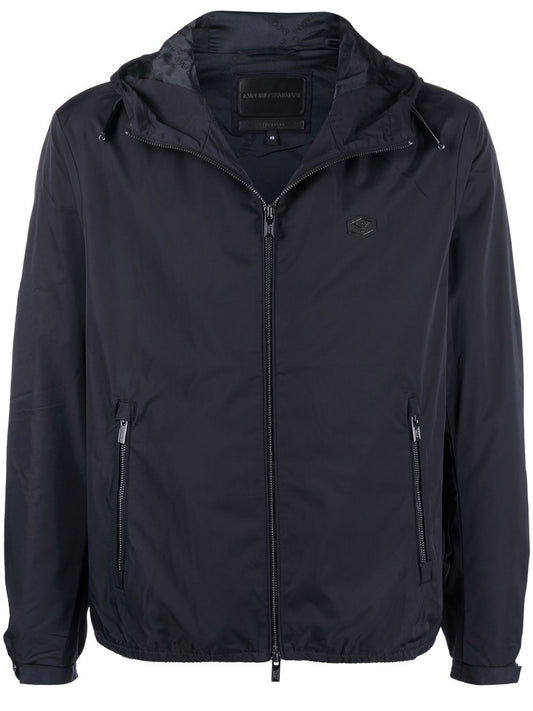 Emporio Armani Coats Blue