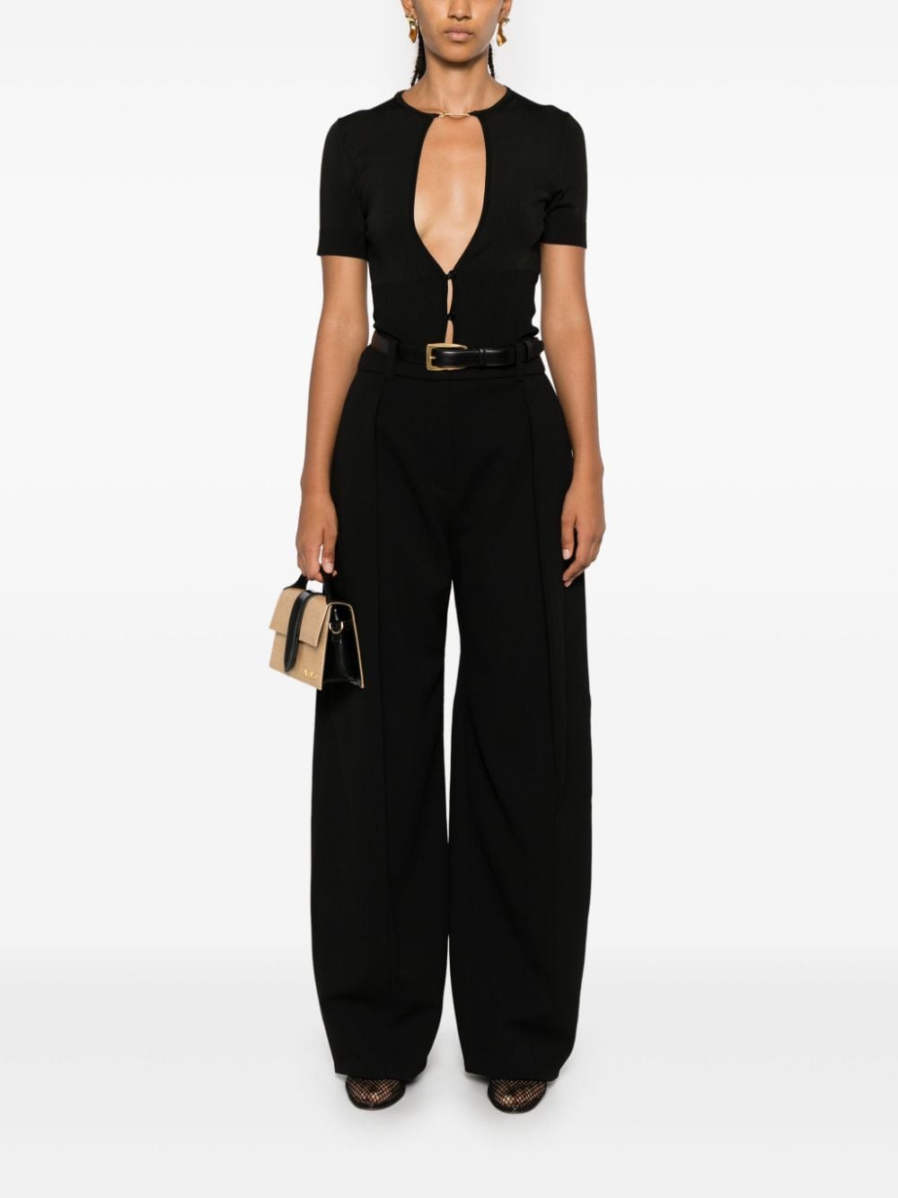 JACQUEMUS Trousers Black - VivaceVenus