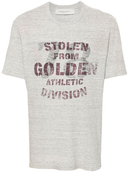 Golden Goose T-shirts and Polos Grey - VivaceVenus