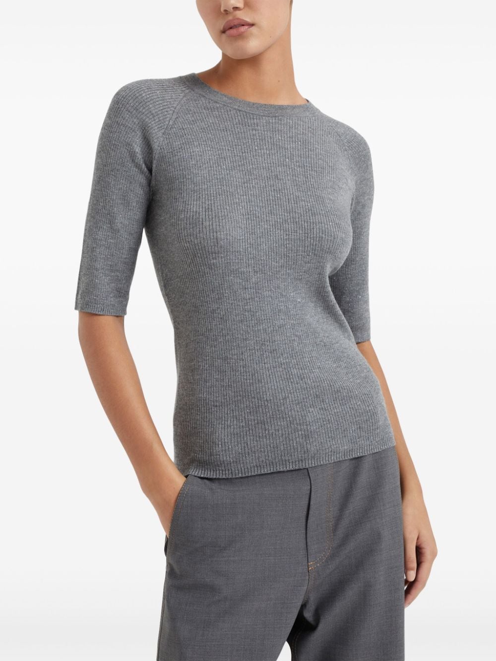 Brunello Cucinelli Sweaters Grey - VivaceVenus