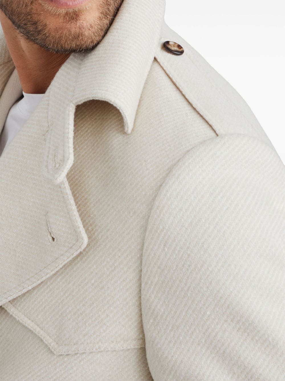 Brunello Cucinelli Coats Cream - VivaceVenus