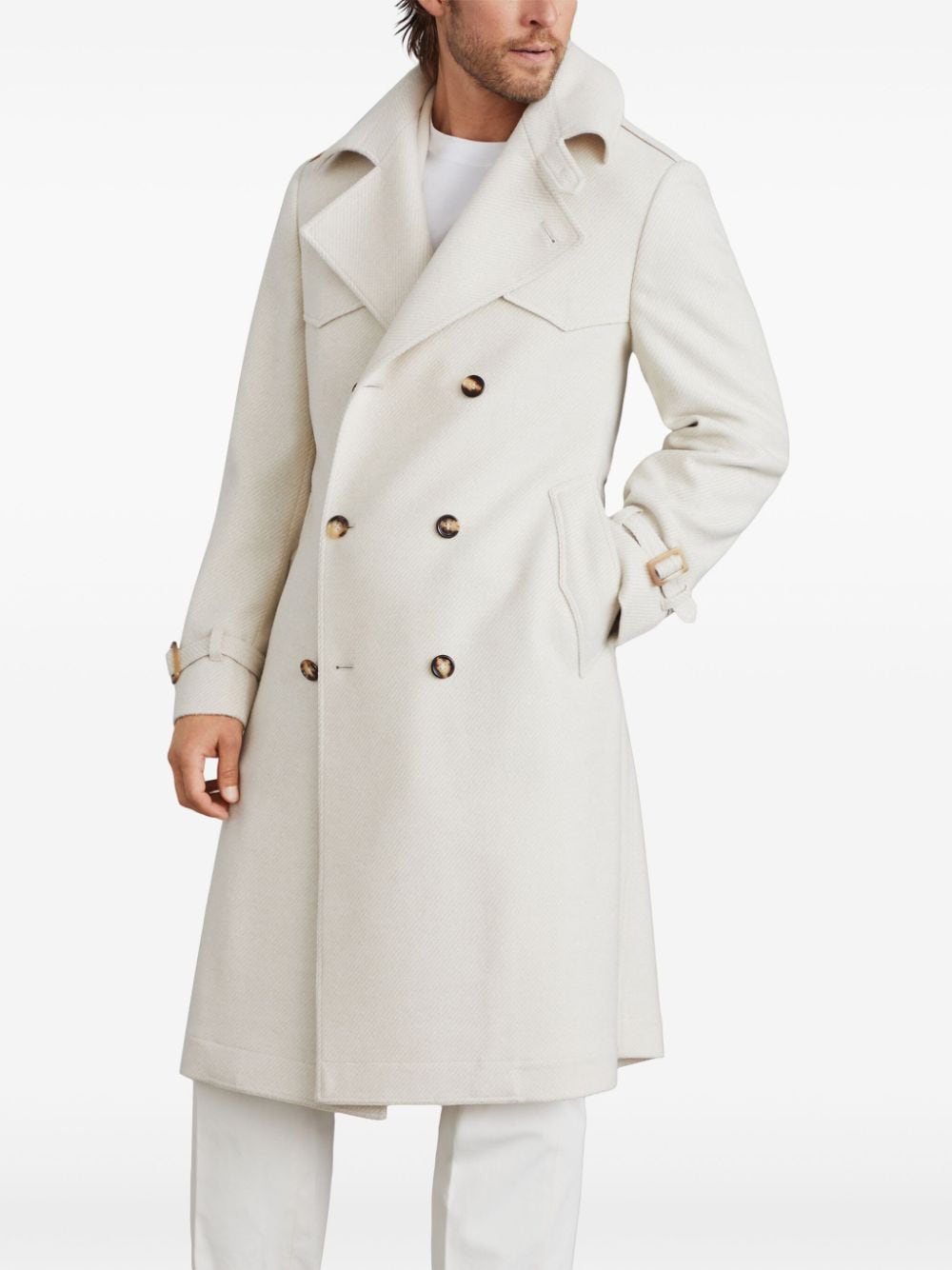 Brunello Cucinelli Coats Cream - VivaceVenus