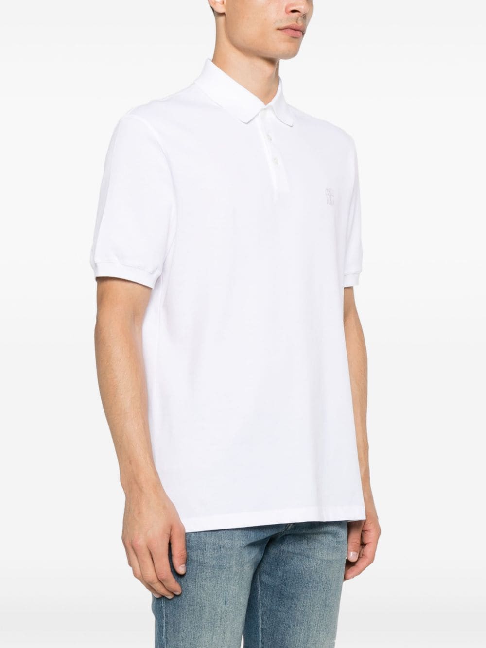 Brunello Cucinelli T-shirts and Polos White - VivaceVenus