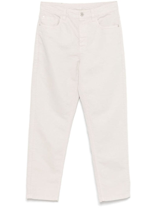 Brunello Cucinelli Trousers White - VivaceVenus