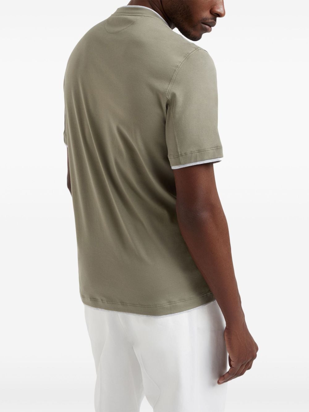 Brunello Cucinelli T-shirts and Polos Green - VivaceVenus