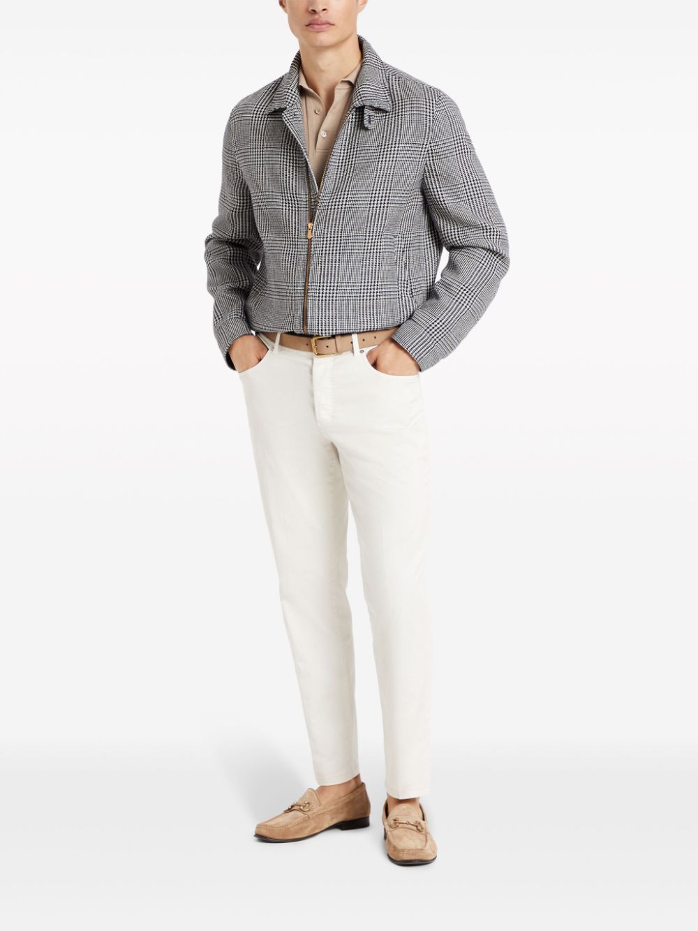 Brunello Cucinelli Trousers White - VivaceVenus