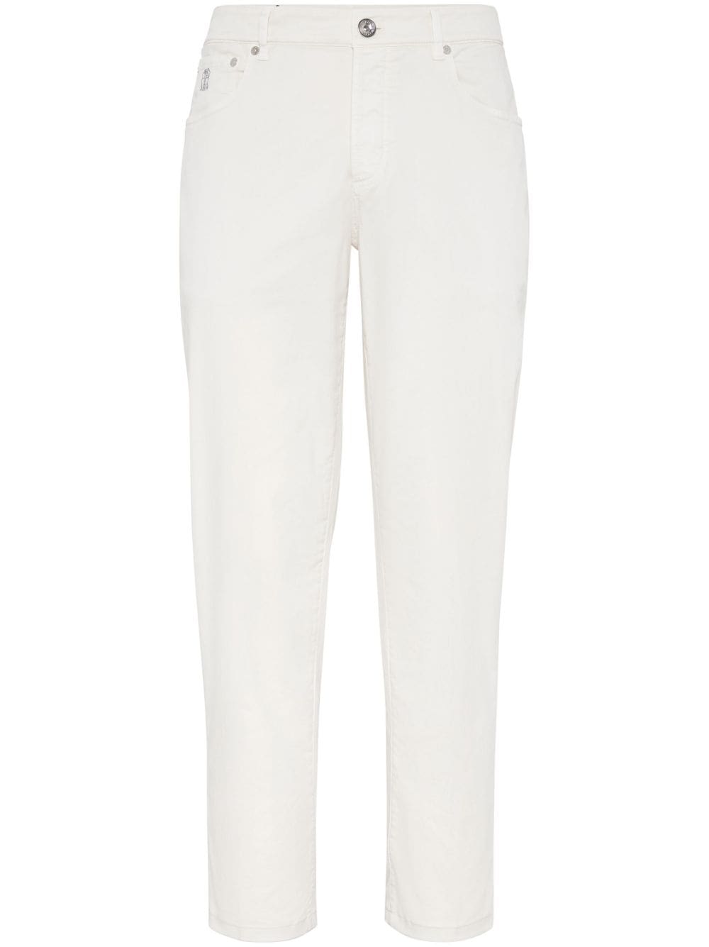 Brunello Cucinelli Trousers White - VivaceVenus