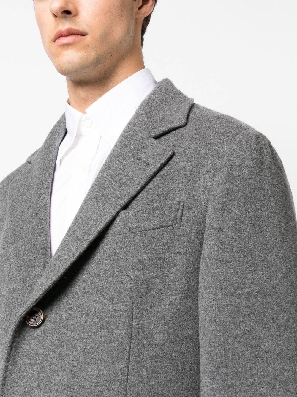 Brunello Cucinelli Coats Grey - VivaceVenus