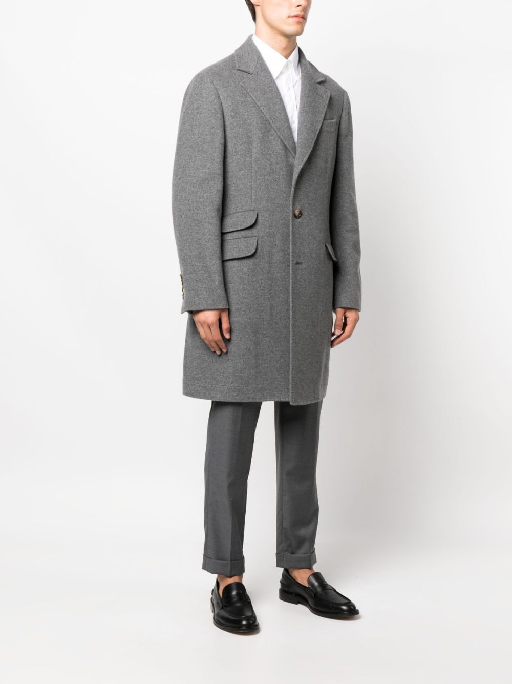 Brunello Cucinelli Coats Grey - VivaceVenus