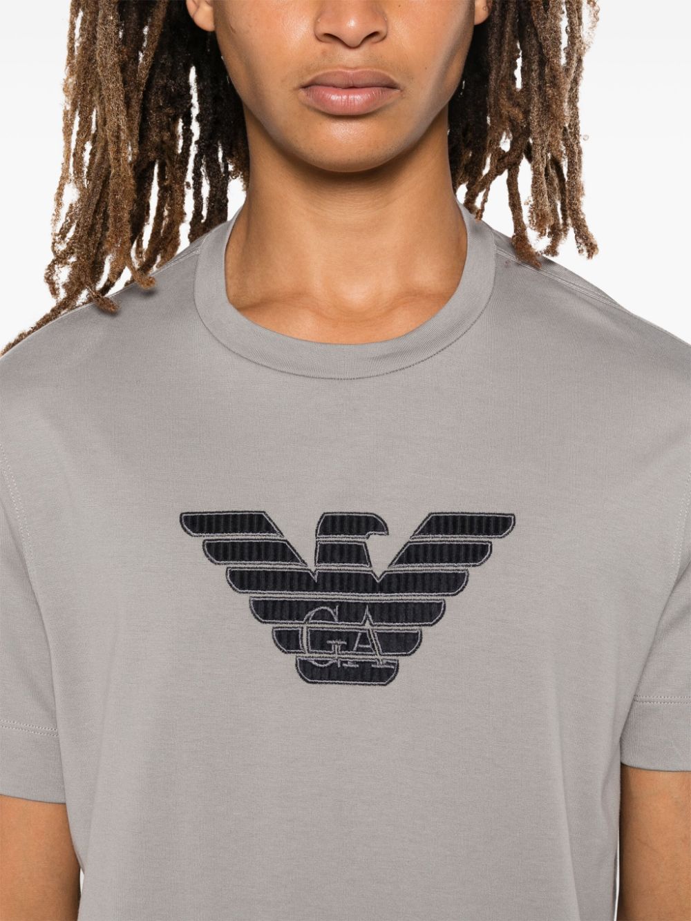 Emporio Armani T-shirts and Polos Grey - VivaceVenus