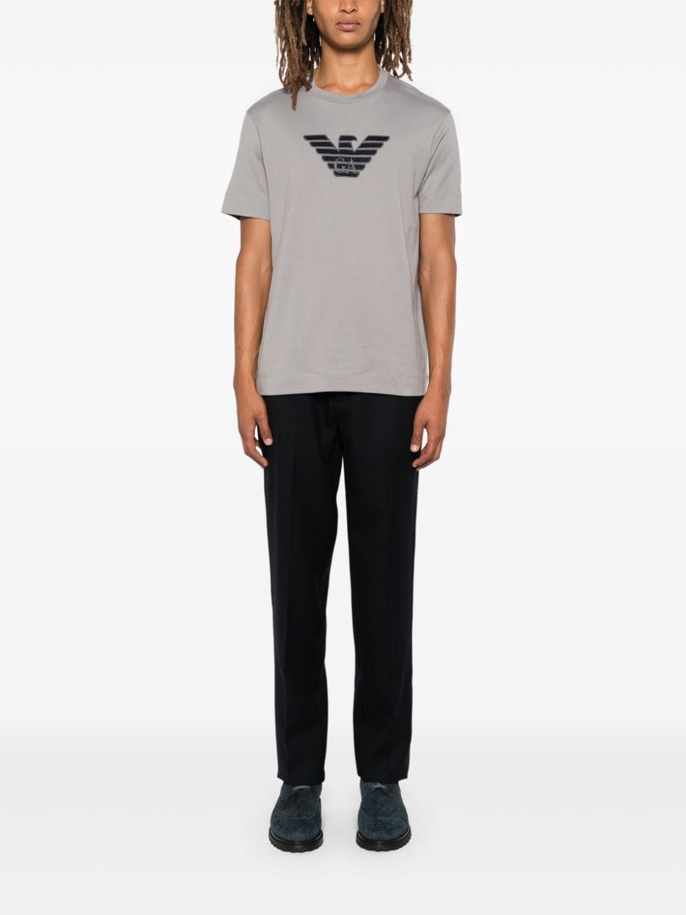 Emporio Armani T-shirts and Polos Grey - VivaceVenus