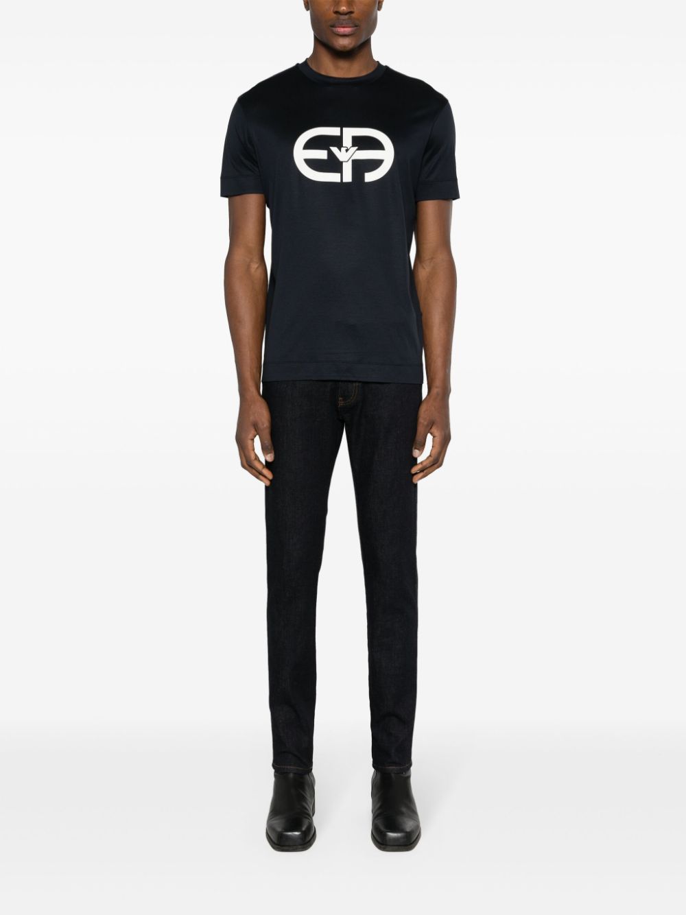 Emporio Armani T-shirts and Polos Blue - VivaceVenus