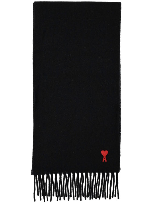 Ami Paris Scarfs Black