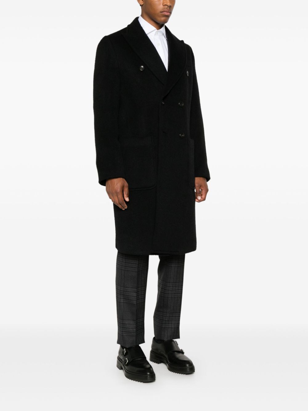 Emporio Armani Coats Black