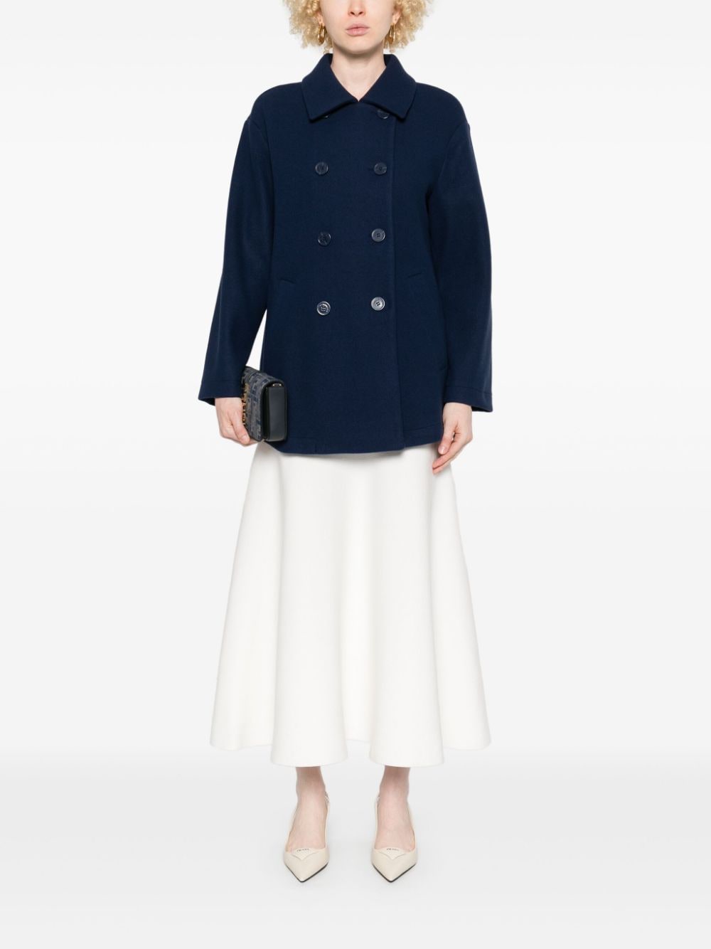 Emporio Armani Coats Blue - VivaceVenus