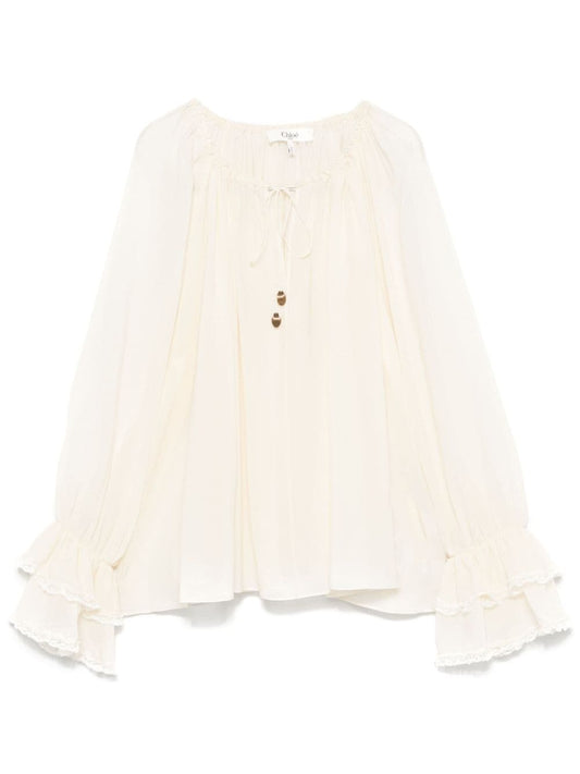 Chloè Top White - VivaceVenus