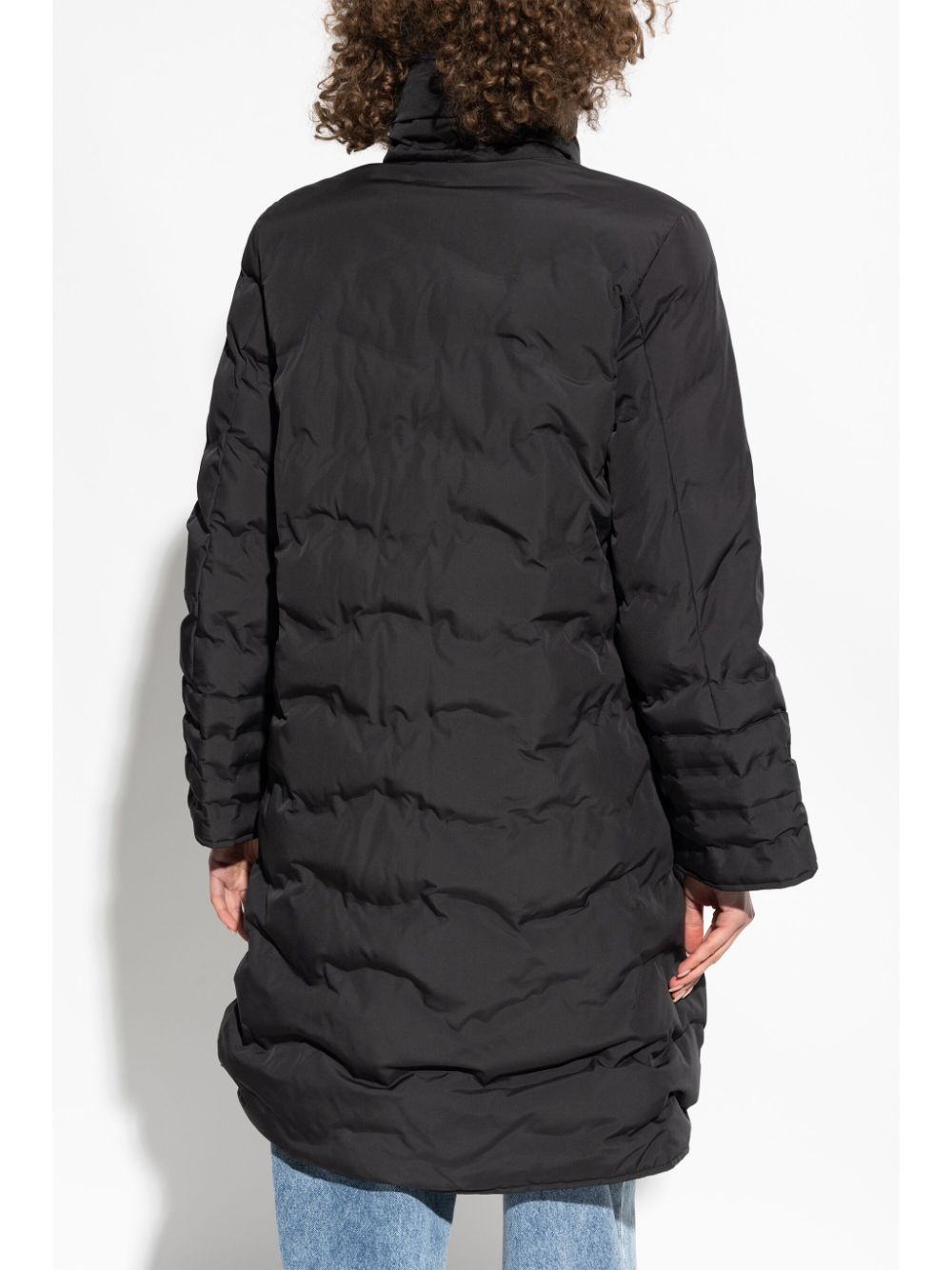 Emporio Armani Coats Black - VivaceVenus