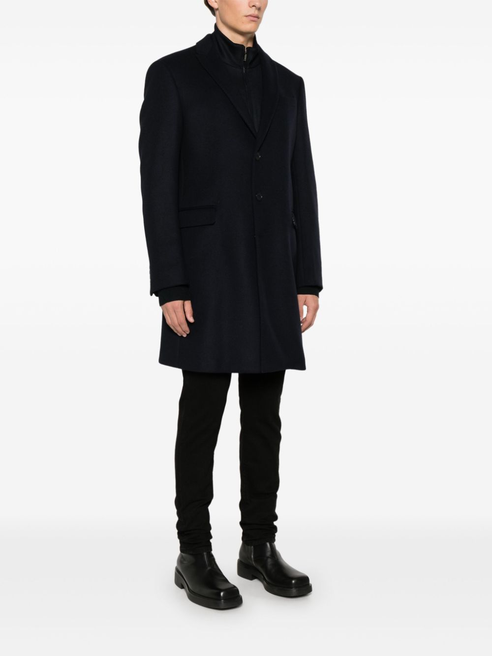 Emporio Armani Coats Blue - VivaceVenus