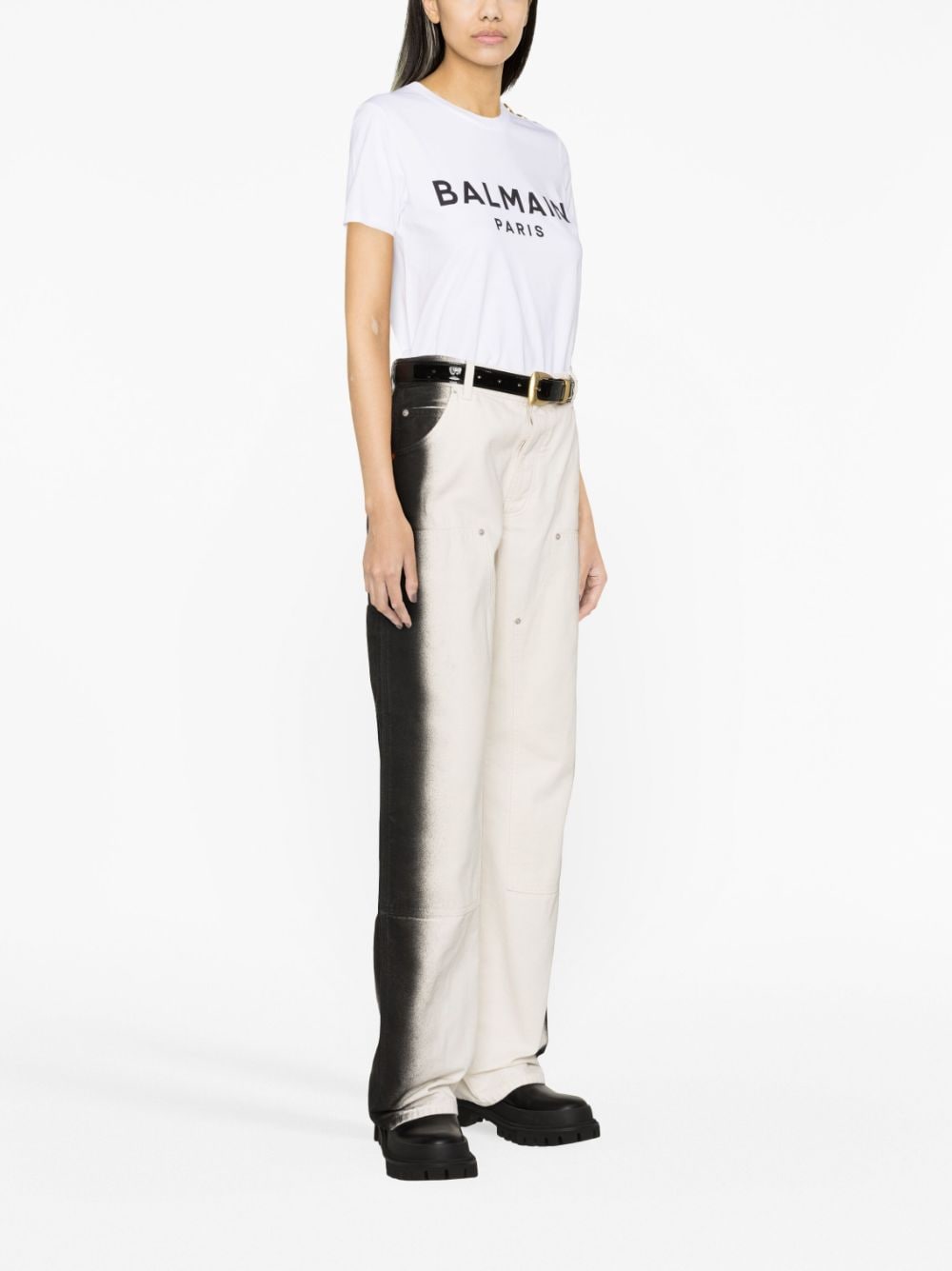 Balmain T-shirts and Polos White - VivaceVenus