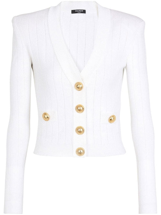 Balmain Sweaters White - VivaceVenus