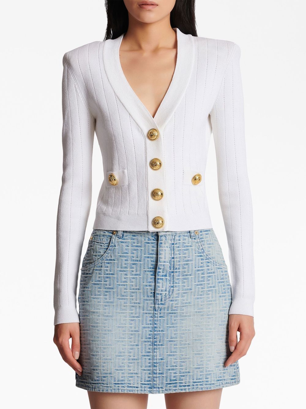 Balmain Sweaters White - VivaceVenus