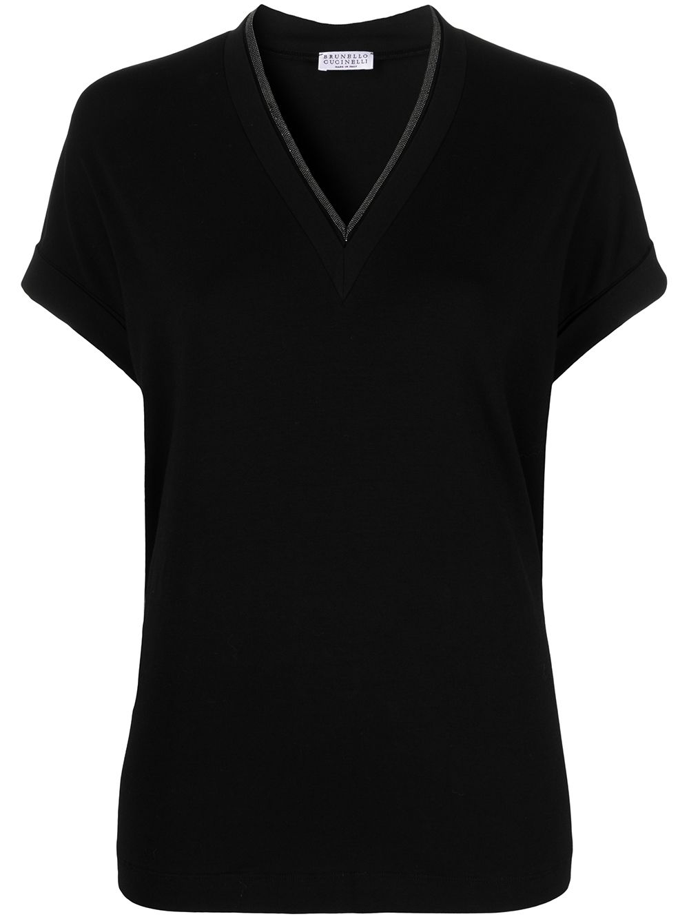 Brunello Cucinelli T-shirts and Polos Black - VivaceVenus