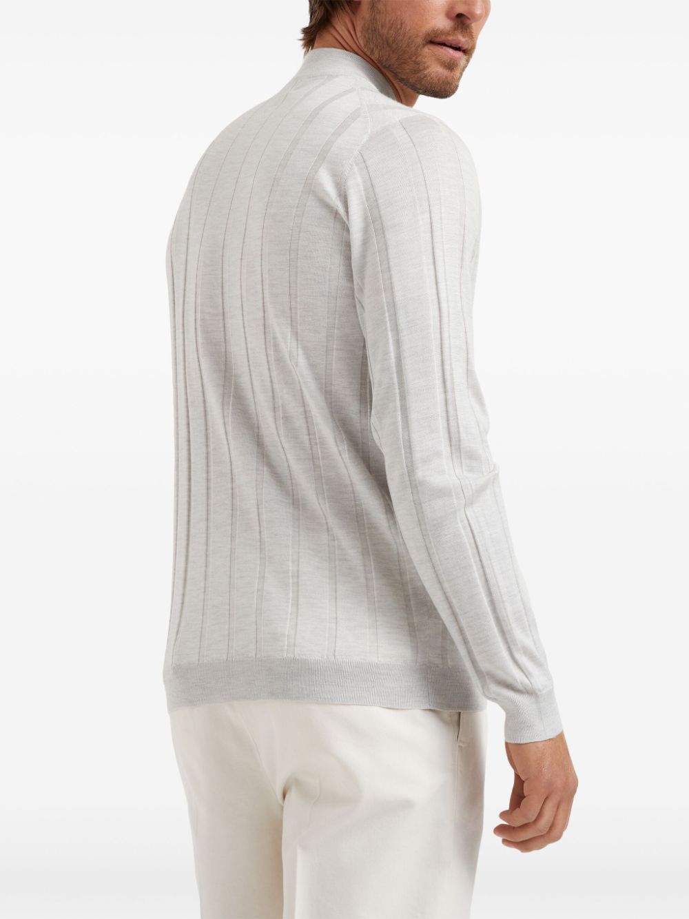 Brunello Cucinelli Sweaters Light Grey - VivaceVenus