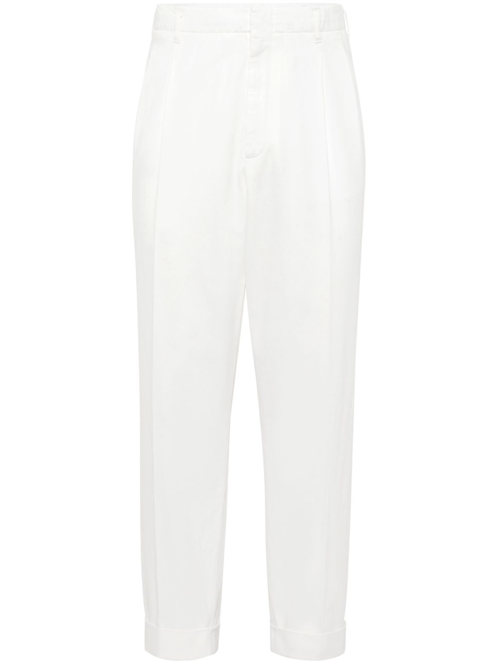 Brunello Cucinelli Trousers White - VivaceVenus