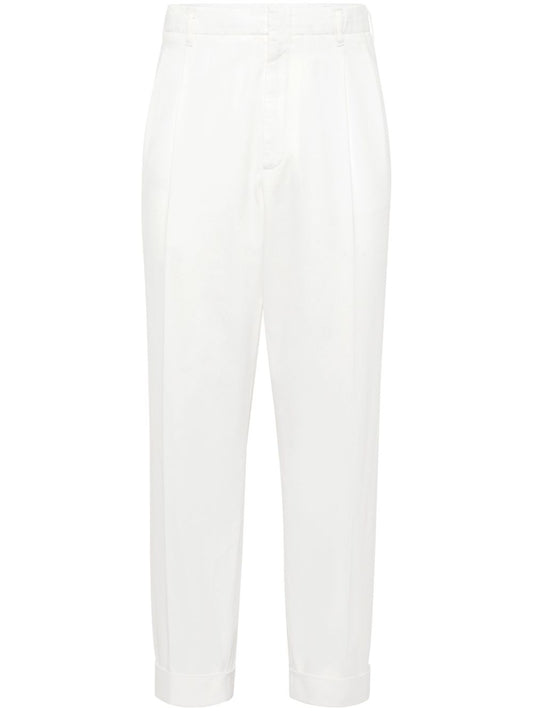 Brunello Cucinelli Trousers White - VivaceVenus