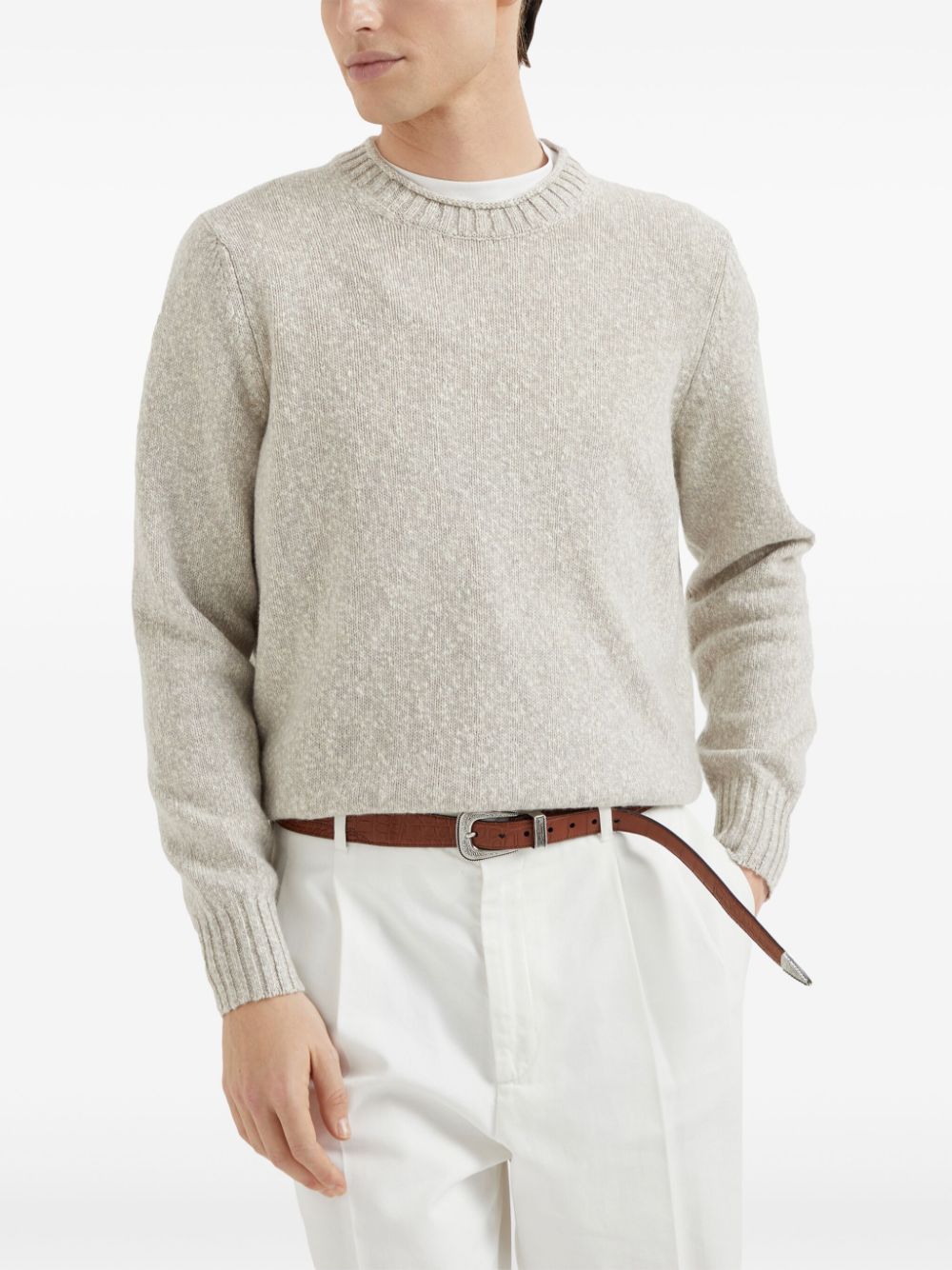 Brunello Cucinelli Sweaters Beige - VivaceVenus