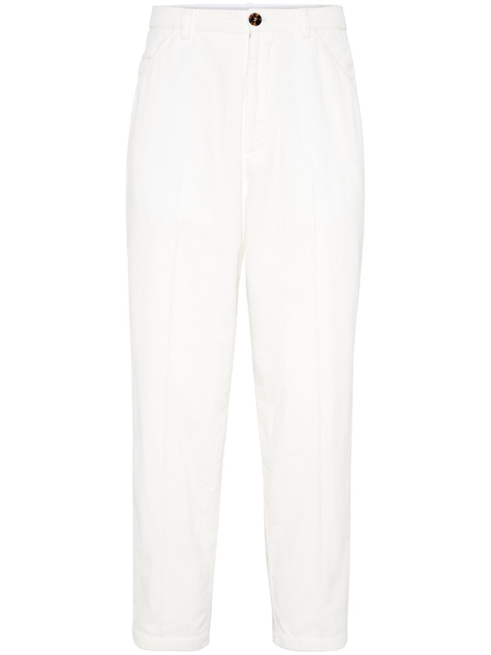 Brunello Cucinelli Trousers White - VivaceVenus