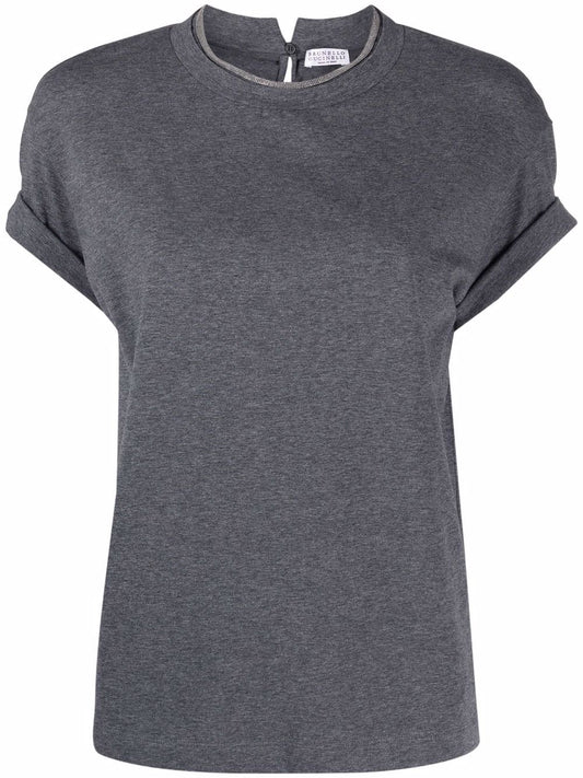 Brunello Cucinelli T-shirts and Polos Grey - VivaceVenus