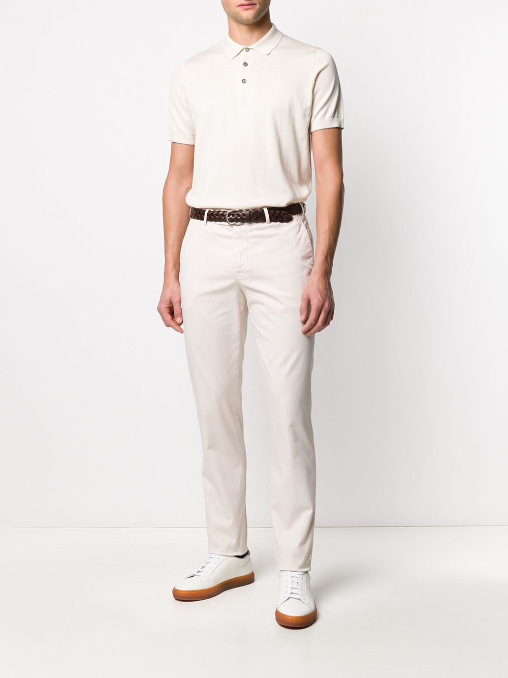 Brunello Cucinelli Trousers White - VivaceVenus