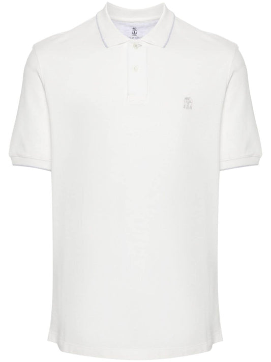 Brunello Cucinelli T-shirts and Polos White - VivaceVenus