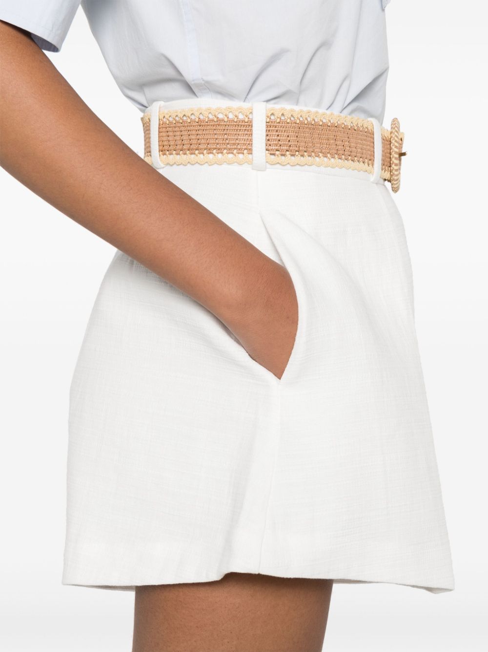 Zimmermann Shorts White - VivaceVenus