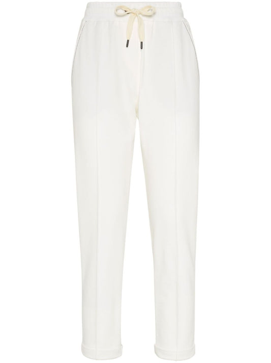 Brunello Cucinelli Trousers White - VivaceVenus