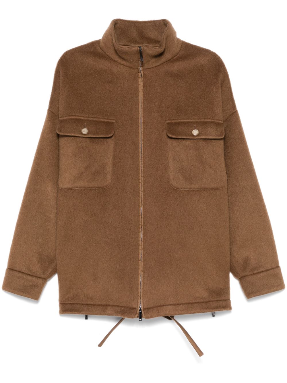 Emporio Armani Coats Brown - VivaceVenus