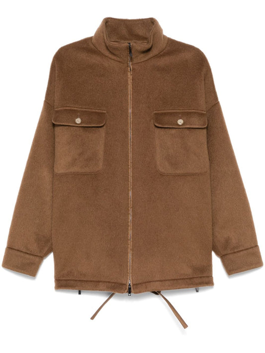 Emporio Armani Coats Brown - VivaceVenus