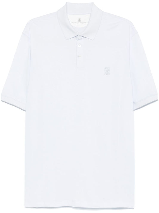 Brunello Cucinelli T-shirts and Polos Clear Blue - VivaceVenus