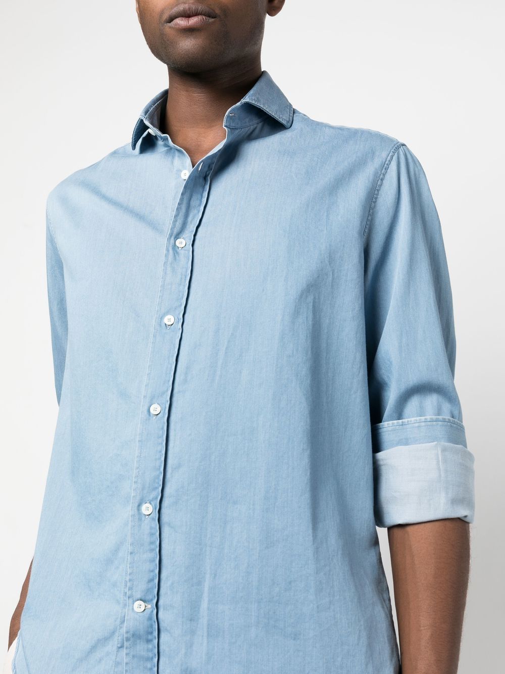 Brunello Cucinelli Shirts Clear Blue - VivaceVenus