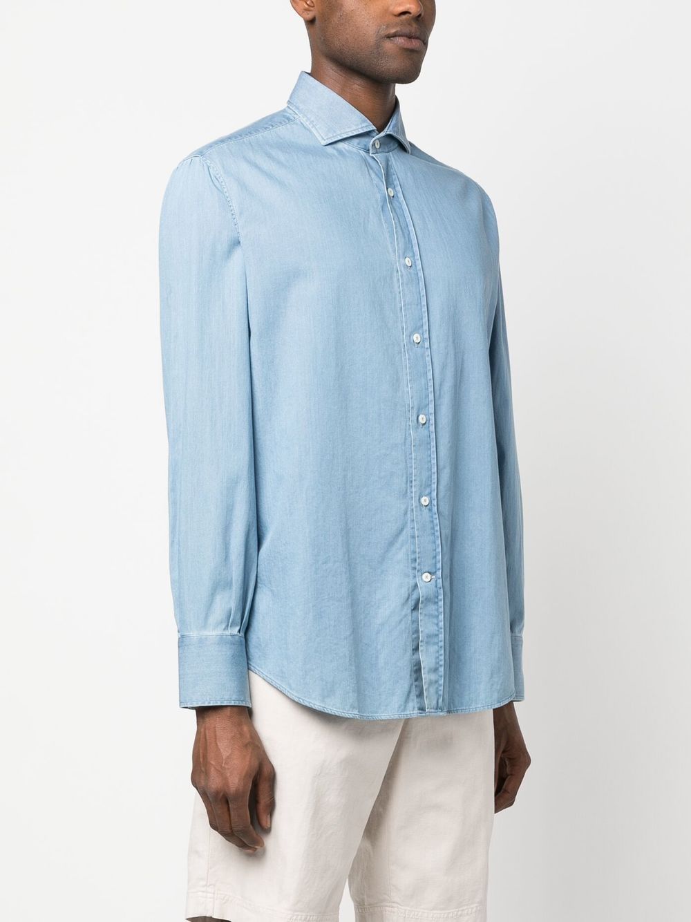 Brunello Cucinelli Shirts Clear Blue - VivaceVenus