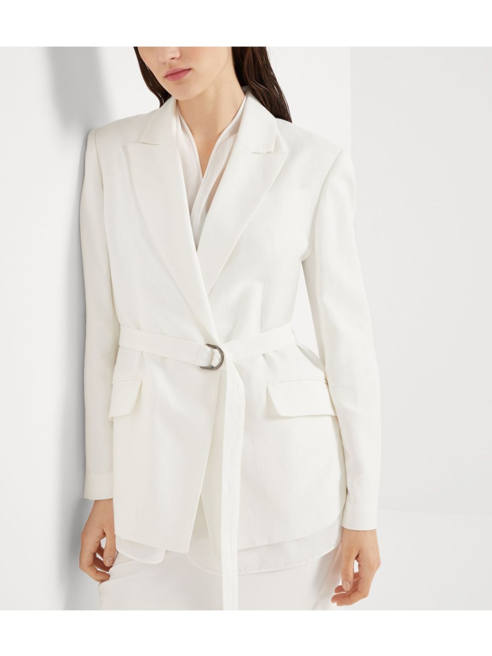 Brunello Cucinelli Jackets White - VivaceVenus