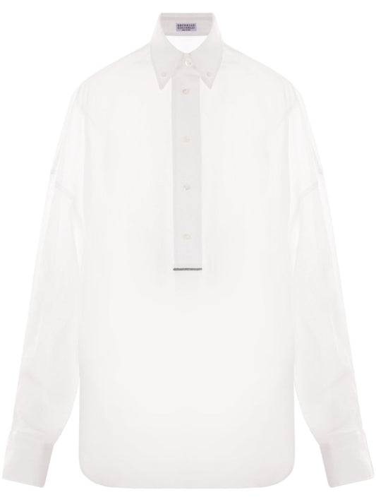 Brunello Cucinelli Shirts White - VivaceVenus