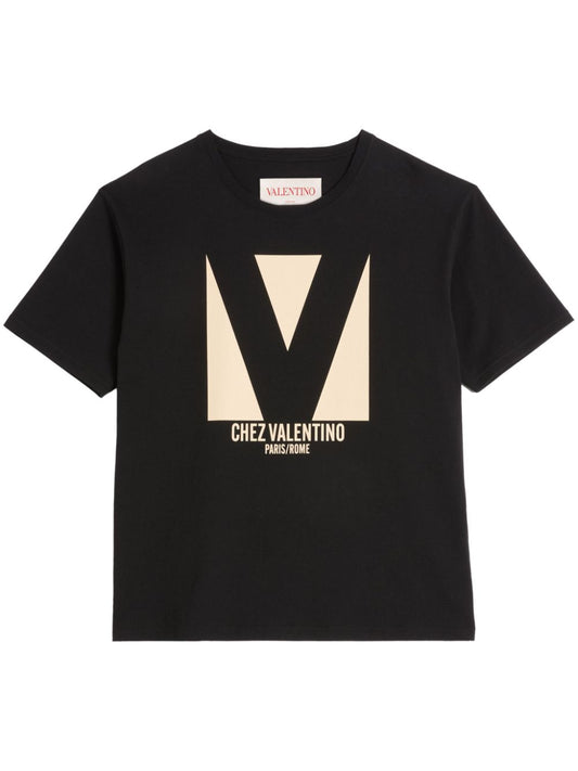 Valentino T-shirts and Polos Black - VivaceVenus