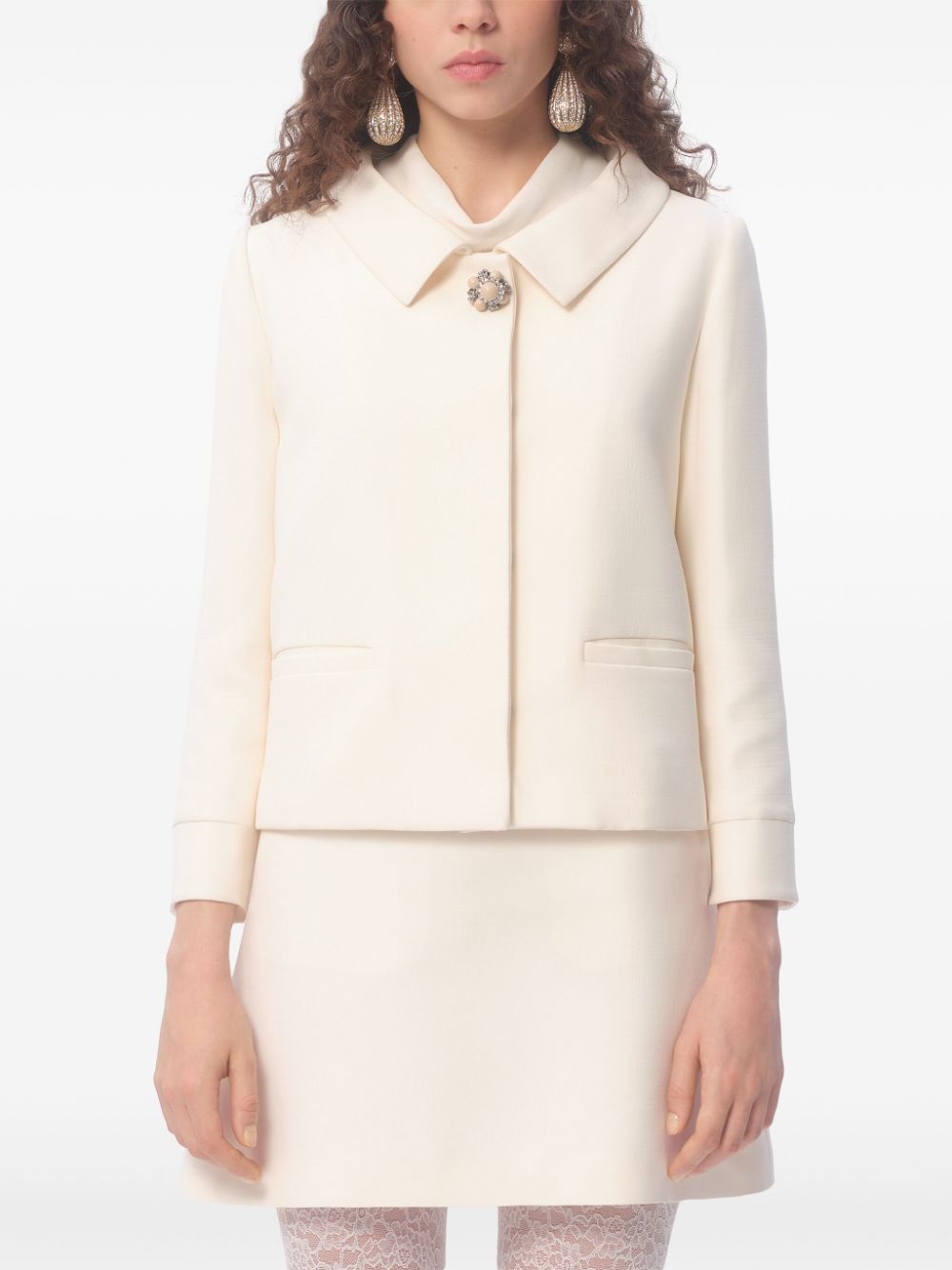 Valentino Jackets Ivory - VivaceVenus