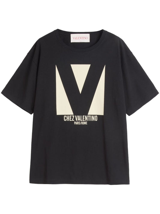 Valentino T-shirts and Polos Black - VivaceVenus