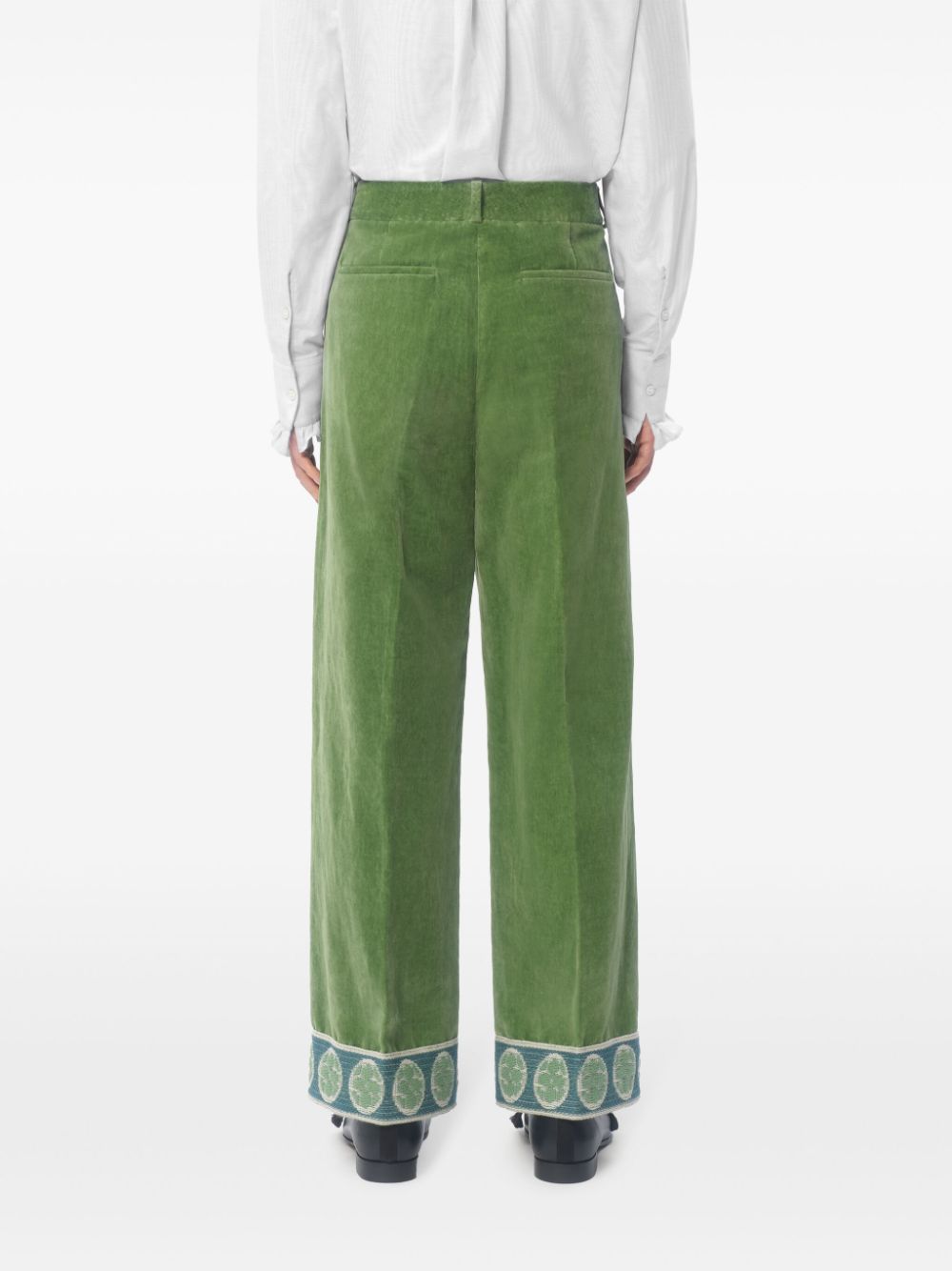 Valentino Trousers Green - VivaceVenus