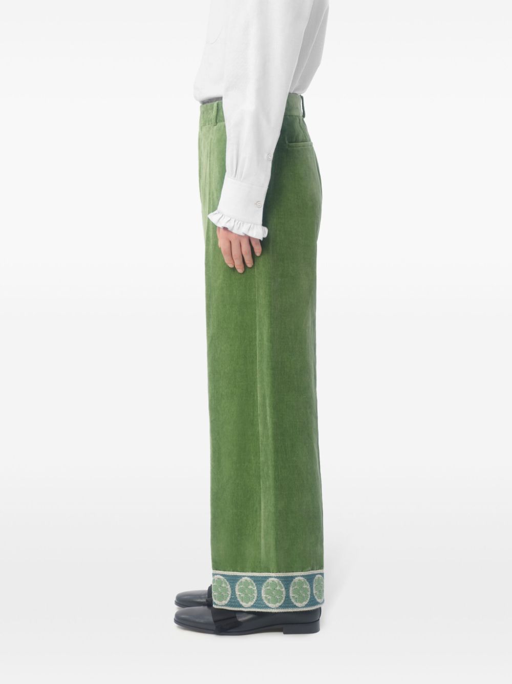 Valentino Trousers Green - VivaceVenus